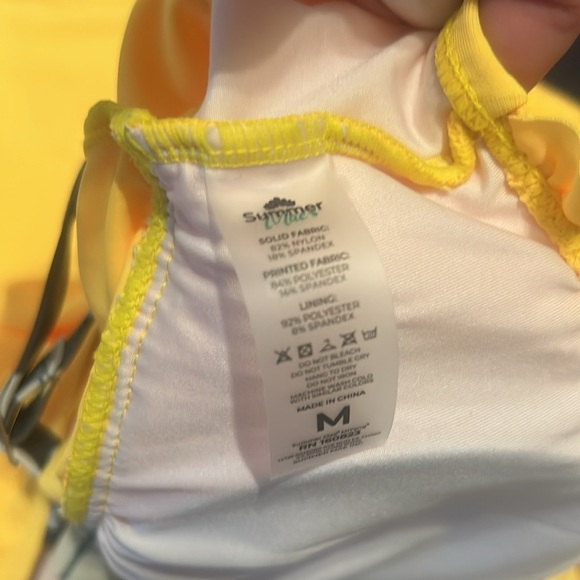 Summer Mae V-Neck Tankini Smocked Top with Boy Shorts Tummy Control Swimsuit - Picture 7 of 12